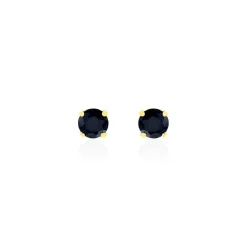 Histoire d'Or Boucles D'oreilles Puces Elea Serti Griffe Or Jaune Saphir* Boucles D'Oreilles|Clous D'Oreilles