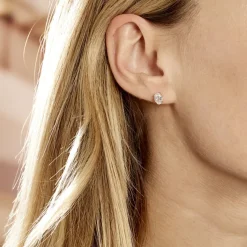 Online Histoire d'Or Boucles D'oreilles Puces Elea or jaune oxyde