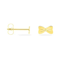 Histoire d'Or Boucles D'oreilles Puces Evonne Noeud Or Jaune* Boucles D'Oreilles|Clous D'Oreilles