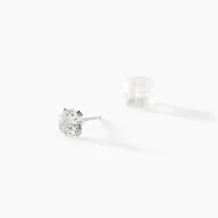 Histoire d'Or Boucles D'oreilles Puces Eddie Or Blanc Oxyde De Zirconium* Boucles D'Oreilles|Clous D'Oreilles