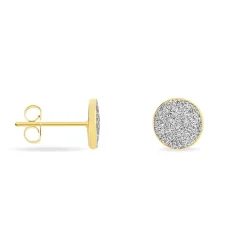 Discount Histoire d'Or Boucles D'oreilles Puces Eryne Or Jaune