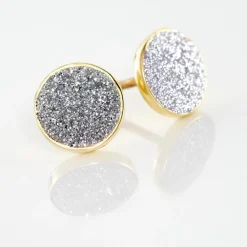 Discount Histoire d'Or Boucles D'oreilles Puces Eryne Or Jaune