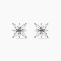Histoire d'Or Boucles D'oreilles Puces Eclat Argent Blanc Oxyde De Zirconium* Boucles D'Oreilles|Boucles D'Oreilles Fantaisie