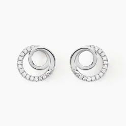 Histoire d'Or Boucles D'oreilles Puces Eliseum Argent Blanc Oxyde De Zirconium* Boucles D'Oreilles|Boucles D'Oreilles Fantaisie