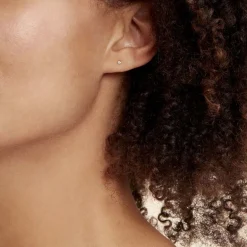 Histoire d'Or Boucles D'oreilles Puces Eddie Or Jaune Oxyde De Zirconium* Boucles D'Oreilles|Clous D'Oreilles