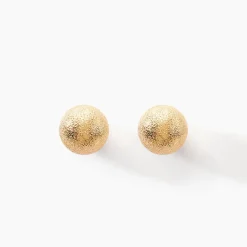 Histoire d'Or Boucles D'oreilles Puces Fidelia or jaune