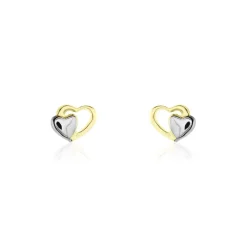 New Histoire d'Or Boucles D'oreilles Puces Frantsesa Or Jaune