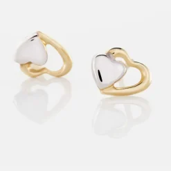 New Histoire d'Or Boucles D'oreilles Puces Frantsesa Or Jaune