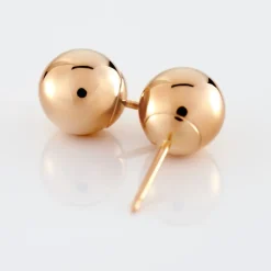 Discount Histoire d'Or Boucles D'oreilles Puces Fidelia Boule Or Rose