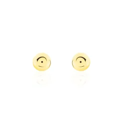 New Histoire d'Or Boucles D'oreilles Puces Fidelia Boule Or Jaune