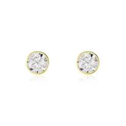 Histoire d'Or Boucles D'oreilles Puces Franze Or Jaune Oxyde De Zirconium* Boucles D'Oreilles|Clous D'Oreilles