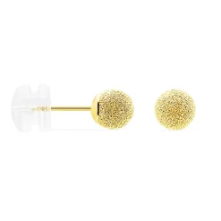 Histoire d'Or Boucles D'oreilles Puces Fidelia Boule Sablee Or Jaune* Boucles D'Oreilles|Clous D'Oreilles
