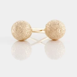 Histoire d'Or Boucles D'oreilles Puces Fidelia Boule Sablee Or Jaune* Boucles D'Oreilles|Clous D'Oreilles