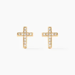 Histoire d'Or Boucles D'oreilles Puces Fatos Plaqué Or Oxydes De Zirconium* Boucles D'Oreilles|Boucles D'Oreilles Fantaisie