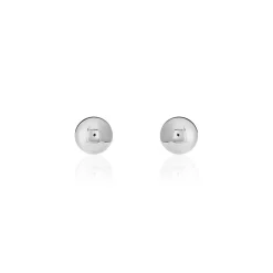 Online Histoire d'Or Boucles D'oreilles Puces Fidelia Boule or blanc