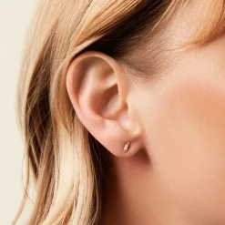 Histoire d'Or Boucles D'Oreilles Puces Fido Or Jaune Oxyde De Zirconium* Boucles D'Oreilles|Clous D'Oreilles