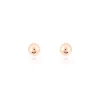 Histoire d'Or Boucles D'oreilles Puces Fidelia Boule Or Rose