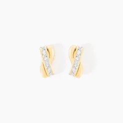 Histoire d'Or Boucles D'oreilles Puces Grebera Or Jaune Oxyde* Boucles D'Oreilles|Clous D'Oreilles