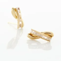 Histoire d'Or Boucles D'oreilles Puces Grebera Or Jaune Oxyde* Boucles D'Oreilles|Clous D'Oreilles