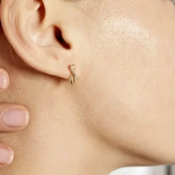 Histoire d'Or Boucles D'oreilles Puces Grebera Or Jaune Oxyde* Boucles D'Oreilles|Clous D'Oreilles