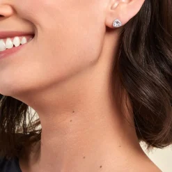 Histoire d'Or Boucles D'oreilles Puces Gorka Argent Blanc Oxyde De Zirconium* Boucles D'Oreilles|Boucles D'Oreilles Fantaisie