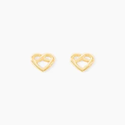 New Histoire d'Or Boucles D'oreilles Puces Hartwin Or Jaune
