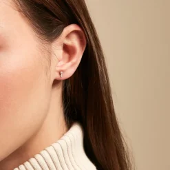 Outlet Histoire d'Or Boucles D'oreilles Puces Huey Or Jaune Oxyde De Zirconium