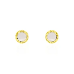 Hot Histoire d'Or Boucles D'oreilles Puces Himelinda Or Jaune