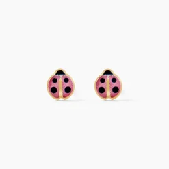 Histoire d'Or Boucles D'oreilles Puces Helidie Coccinelle Or Jaune* Boucles D'Oreilles|Clous D'Oreilles