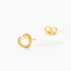 Histoire d'Or Boucles D'oreilles Puces Himelinda Or Jaune