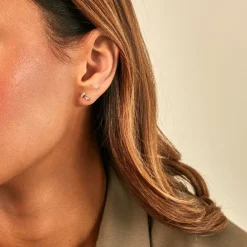 Histoire d'Or Boucles D'Oreilles Puces Hopcyn Or Jaune Oxyde De Zirconium* Boucles D'Oreilles|Clous D'Oreilles