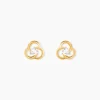 New Histoire d'Or Boucles D'Oreilles Puces Isaias Or Jaune Oxyde De Zirconium