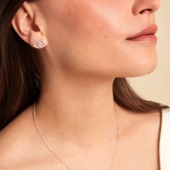 Histoire d'Or Boucles D'oreilles Puces Iwa Argent Blanc Oxyde De Zirconium* Boucles D'Oreilles|Boucles D'Oreilles Fantaisie