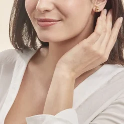 Discount Histoire d'Or Boucles D'oreilles Puces Ilhame Nid Or Jaune
