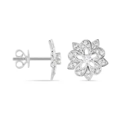 Histoire d'Or Boucles D'oreilles Puces Iona Argent Blanc Oxyde De Zirconium* Boucles D'Oreilles|Boucles D'Oreilles Fantaisie