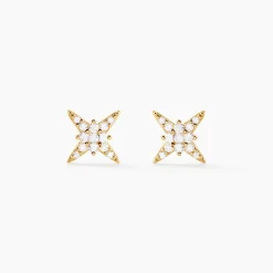 Histoire d'Or Boucles D'Oreilles Puces Ishmerai Or Jaune Oxyde De Zirconium* Boucles D'Oreilles|Clous D'Oreilles