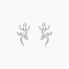 Discount Histoire d'Or Boucles D'oreilles Puces Ivelyse Argent Blanc