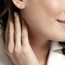 Histoire d'Or Boucles D'oreilles Puces Ina Argent Blanc* Boucles D'Oreilles|Boucles D'Oreilles Fantaisie