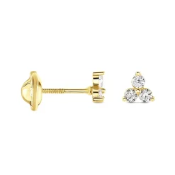 Histoire d'Or Boucles D'oreilles Puces Isaora Or Jaune Oxyde De Zirconium* Boucles D'Oreilles|Clous D'Oreilles