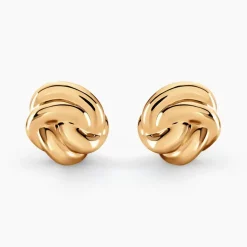 Histoire d'Or Boucles D'oreilles Puces Ismène Plaqué Or Doré