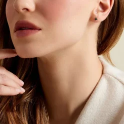 Histoire d'Or Boucles D'oreilles Puces Istoria Plaqué Or Jaune Spinelle* Boucles D'Oreilles|Boucles D'Oreilles Fantaisie