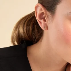 Outlet Histoire d'Or Boucles D'oreilles Puces Jayne Argent Blanc Oxyde De Zirconium