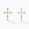 Histoire d'Or Boucles D'oreilles Puces Jesusa Or Jaune Oxyde De Zirconium* Boucles D'Oreilles|Clous D'Oreilles
