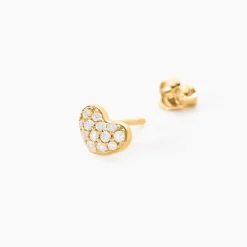 Histoire d'Or Boucles D'oreilles Puces Janice Plaqué Or Jaune Oxyde De Zirconium* Boucles D'Oreilles|Boucles D'Oreilles Fantaisie