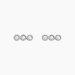 Histoire d'Or Boucles D'oreilles Puces Janys Argent Blanc Oxyde De Zirconium* Boucles D'Oreilles|Boucles D'Oreilles Fantaisie