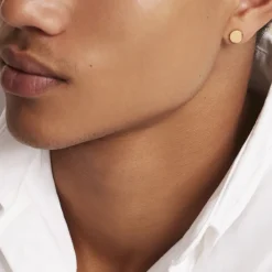 Sale JOURDAN Boucles D'oreilles Puces Eas Acier Doré