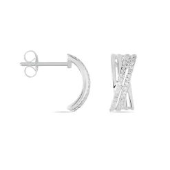 Histoire d'Or Boucles D'oreilles Puces Julianne Or Blanc Diamant* Boucles D'Oreilles|Clous D'Oreilles