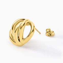 Histoire d'Or Boucles D'oreilles Puces Jackie Acier Jaune* Boucles D'Oreilles|Boucles D'Oreilles Fantaisie