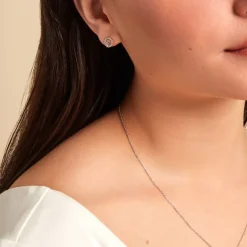 Histoire d'Or Boucles D'oreilles Puces Joeva Argent Blanc Oxyde De Zirconium* Boucles D'Oreilles|Boucles D'Oreilles Fantaisie