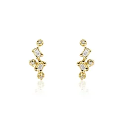 Online Histoire d'Or Boucles D'oreilles Puces Joy or jaune diamant
